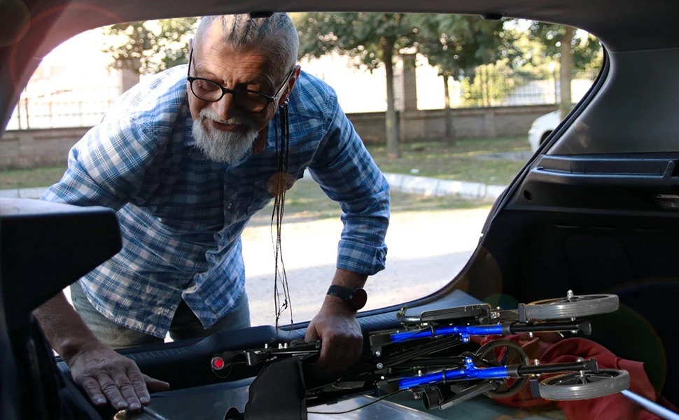 DayWalker Rollator Technical Dimensions Diagram