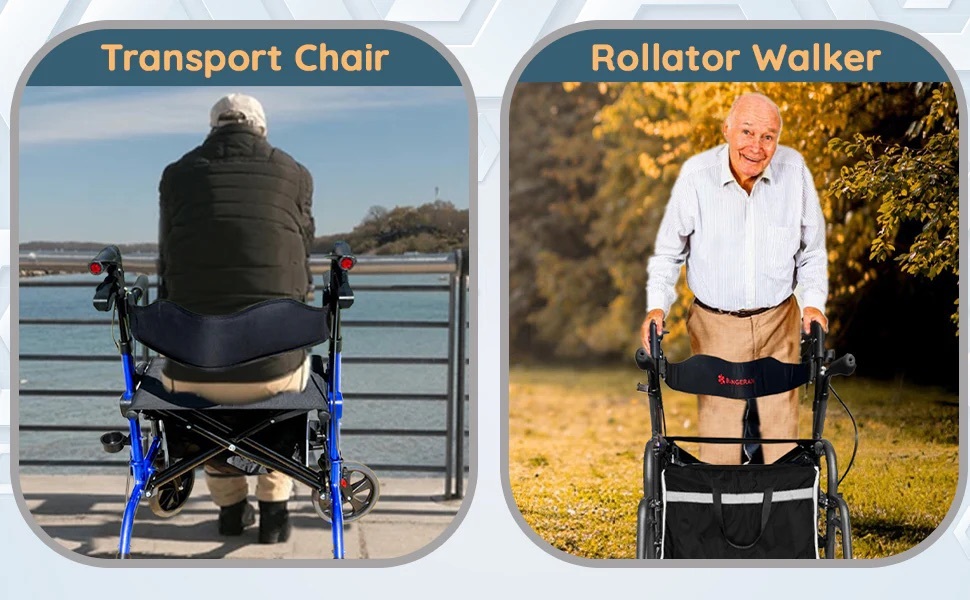 DayWalker Rollator Technical Dimensions Diagram