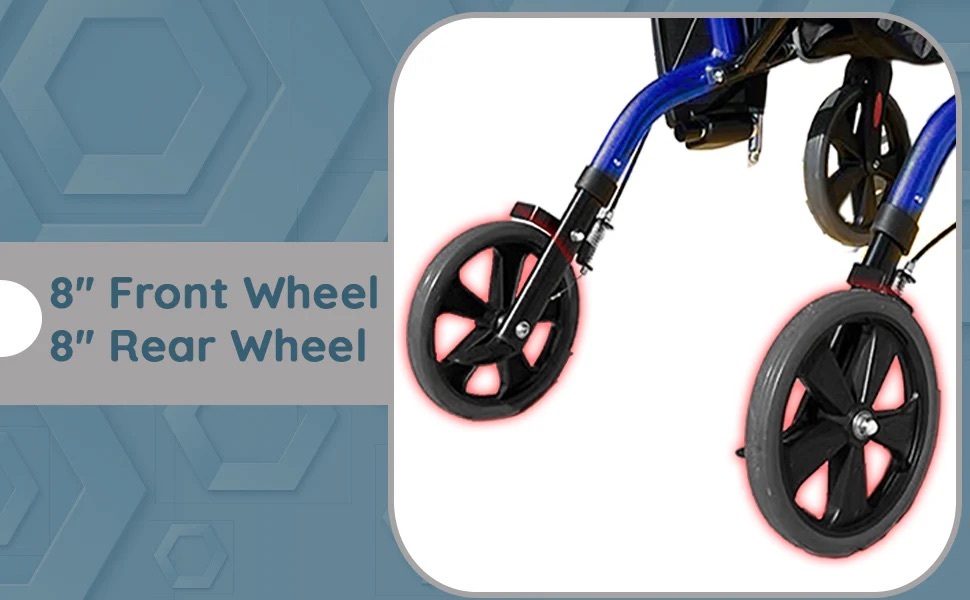 DayWalker Rollator Technical Dimensions Diagram