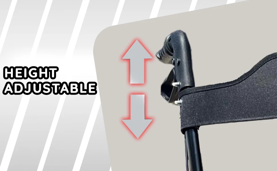 EasyCarryMate Rollator Dimensions and Technical Drawing
