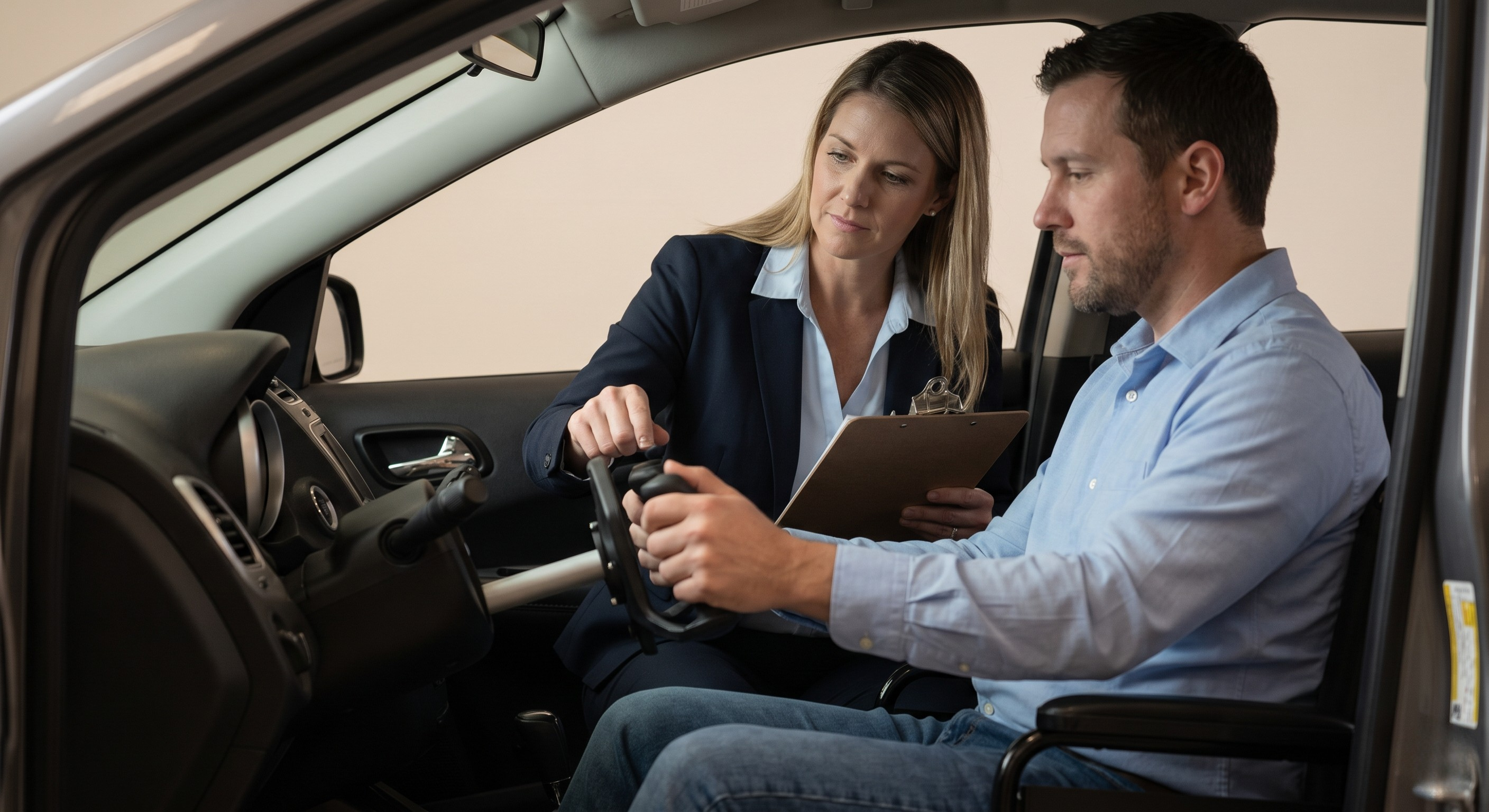 Getting Behind the Wheel: A Beginner’s Guide to Adaptive Driving and Hand Controls | Living Spinal