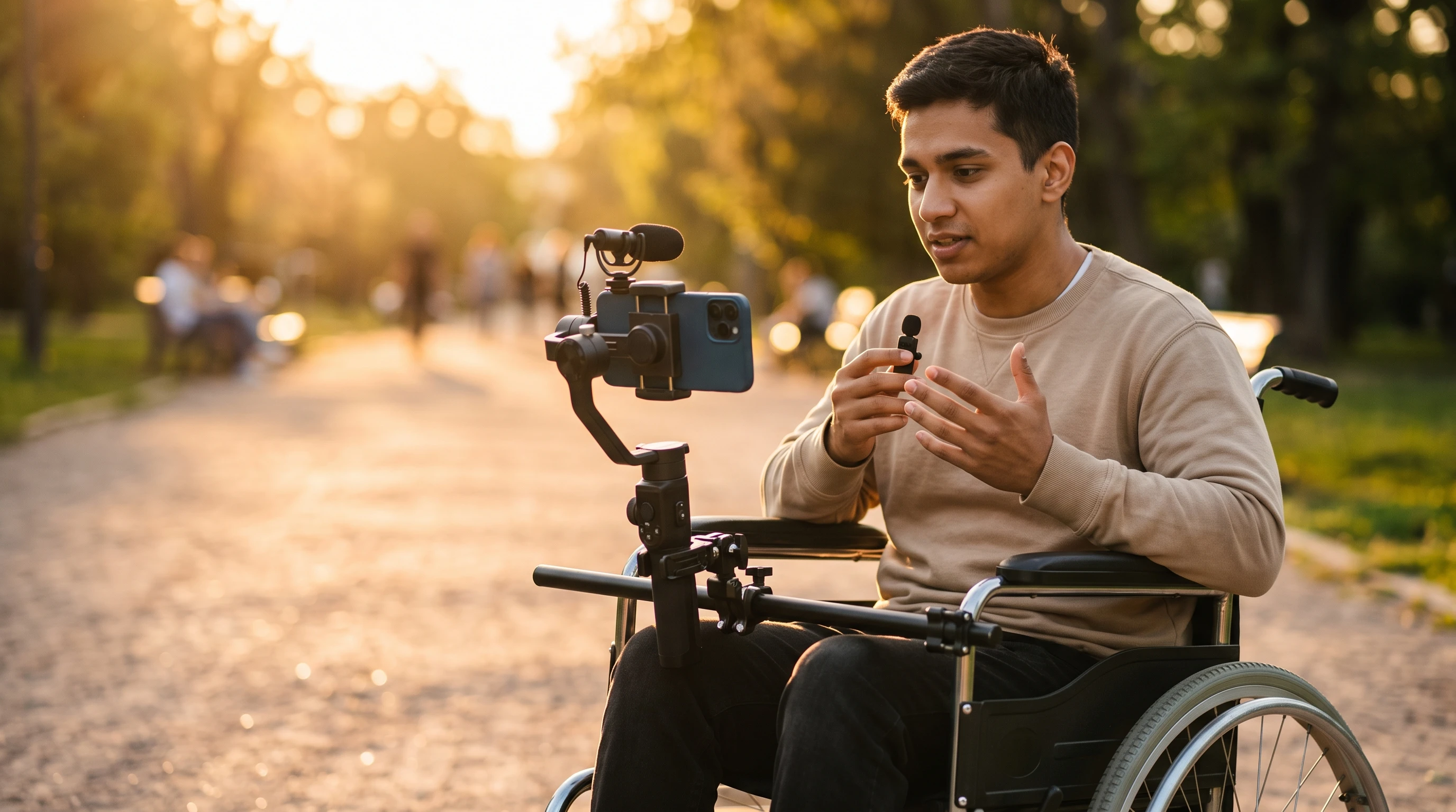 Adaptive Photography & Content Creation: Building a Wheelchair Camera Rig | Living Spinal