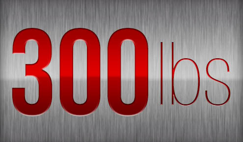 300lb Weight Capacity