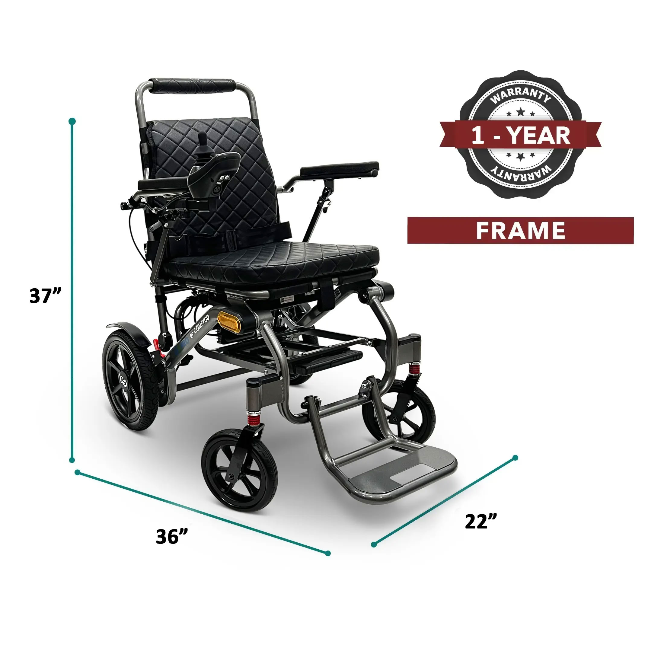 Glide Care G-5 Pro Unfolded Dimensions