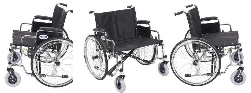 Bariatric Sentra EC Heavy-Duty, Extra-Extra-Wide Wheelchair