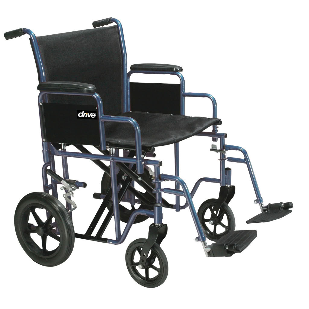 Bariatric Transport Chair Side View