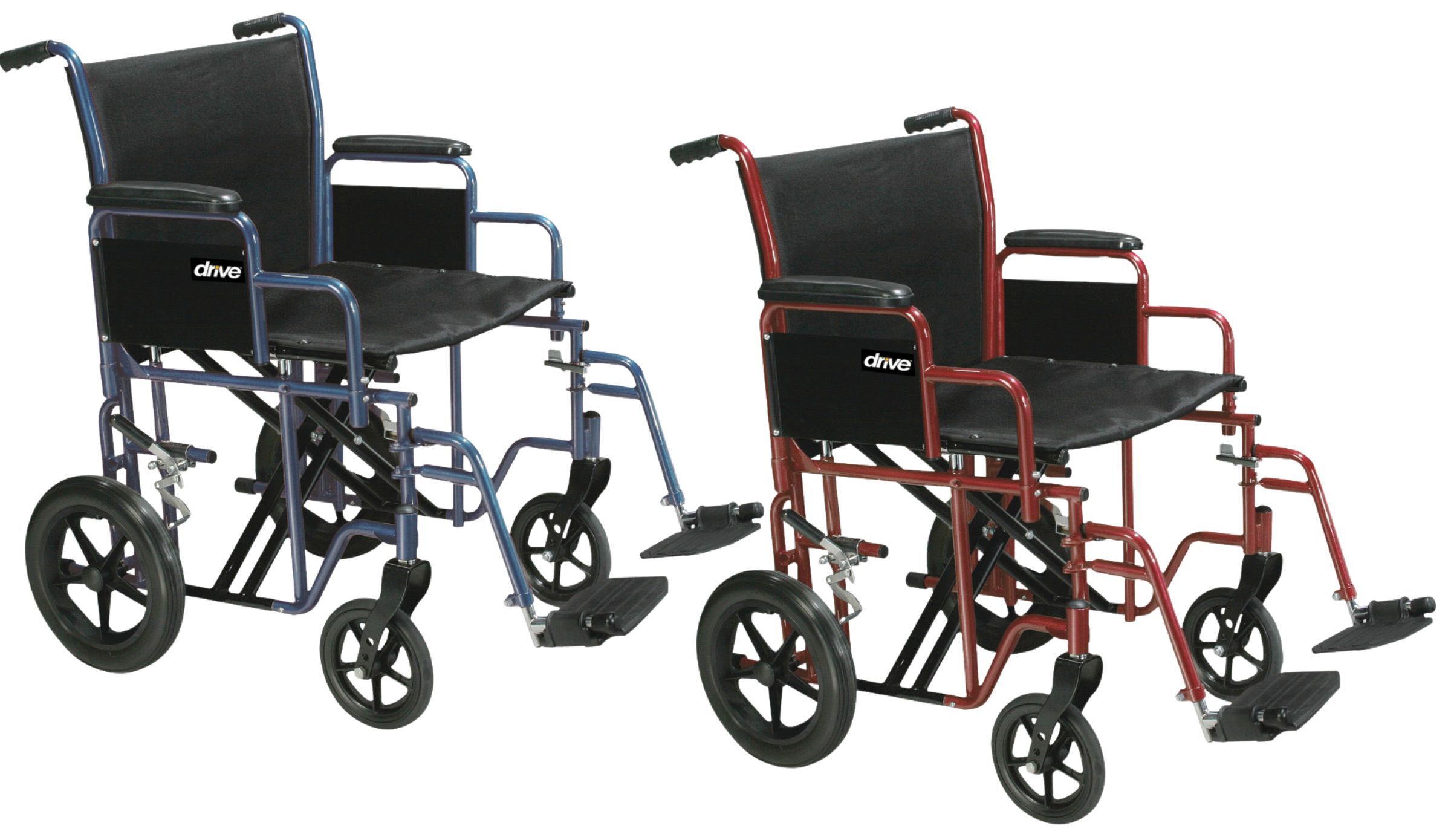 Drive Medical Bariatric Steel Transport Chair
