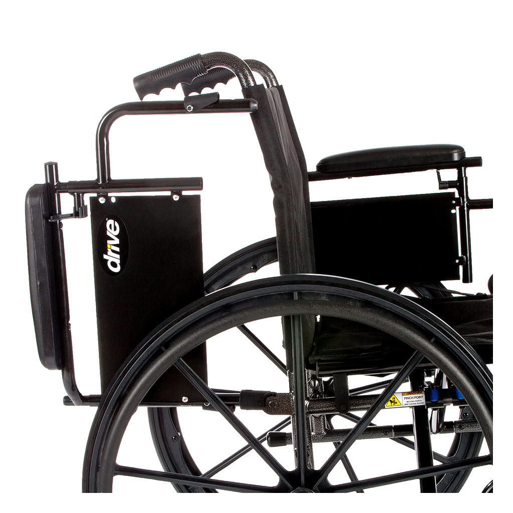 Removable flip-back arms feature