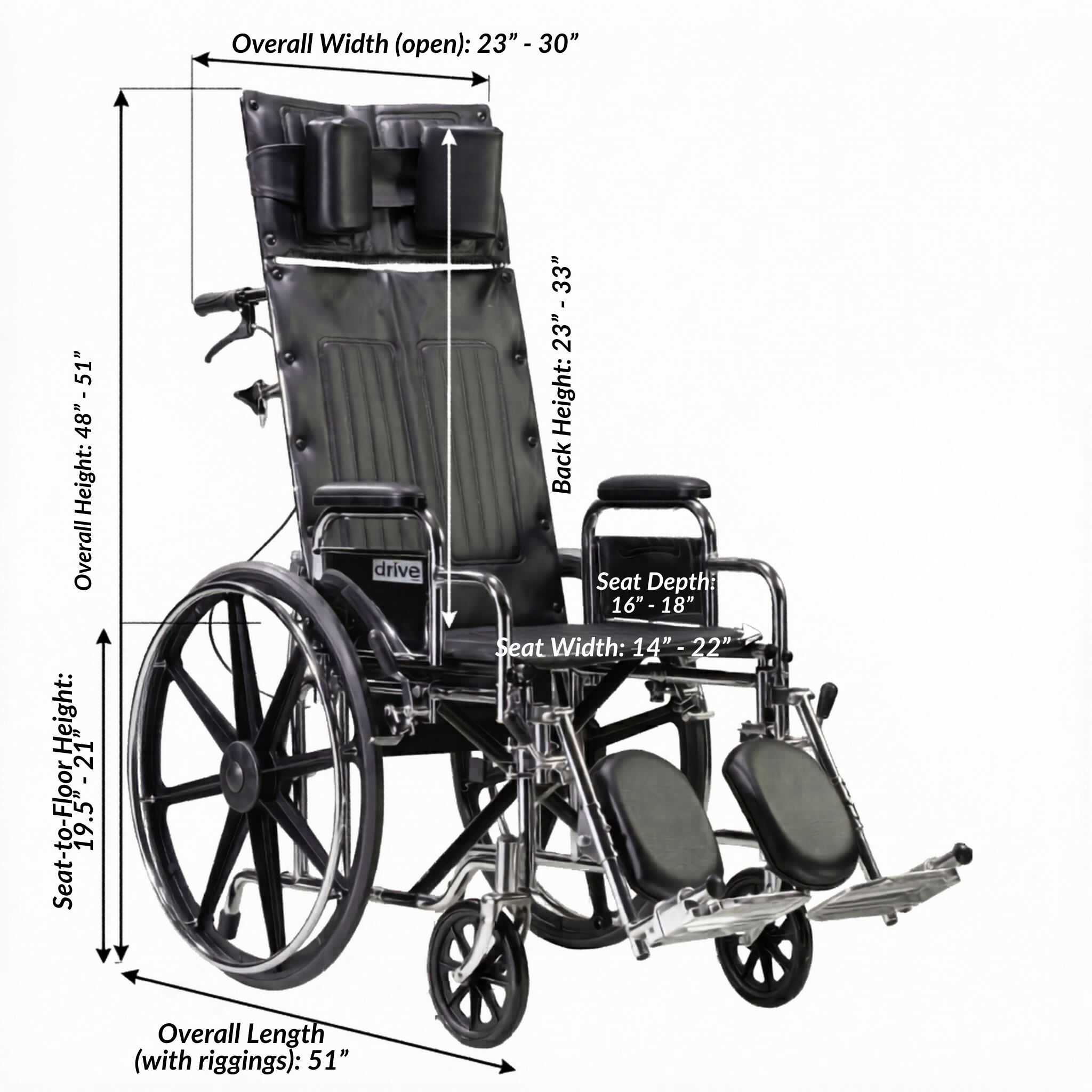 Wheelchair Measurement Guide Chart