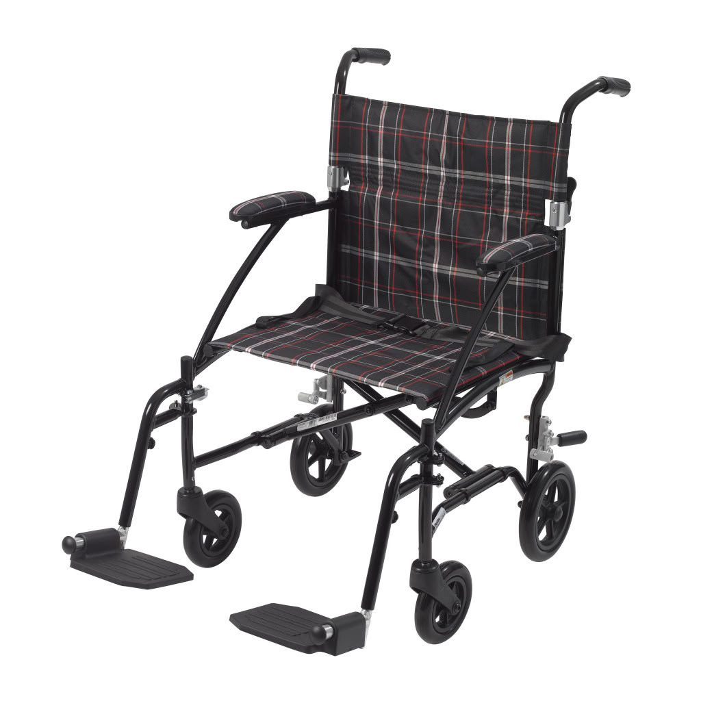Fly-Lite Transport Chair Rear Profile
