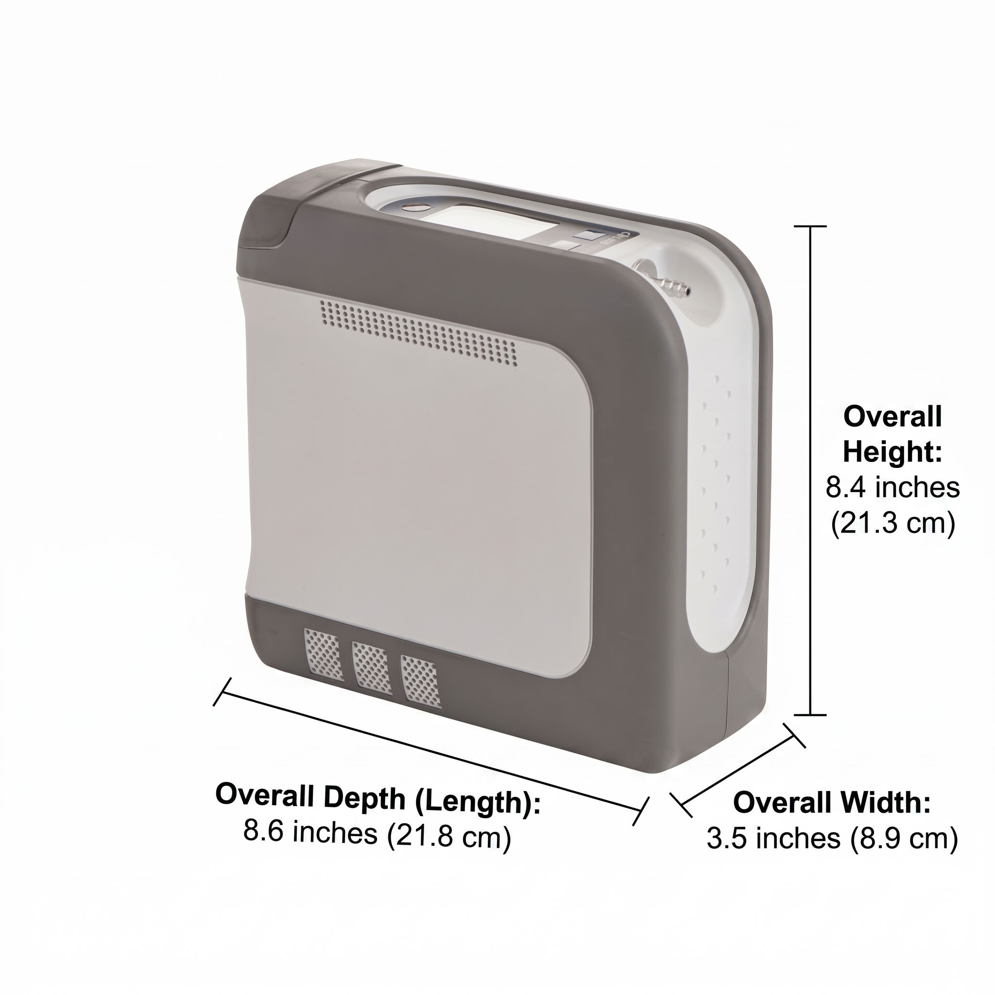 iGO2 dimensions diagram