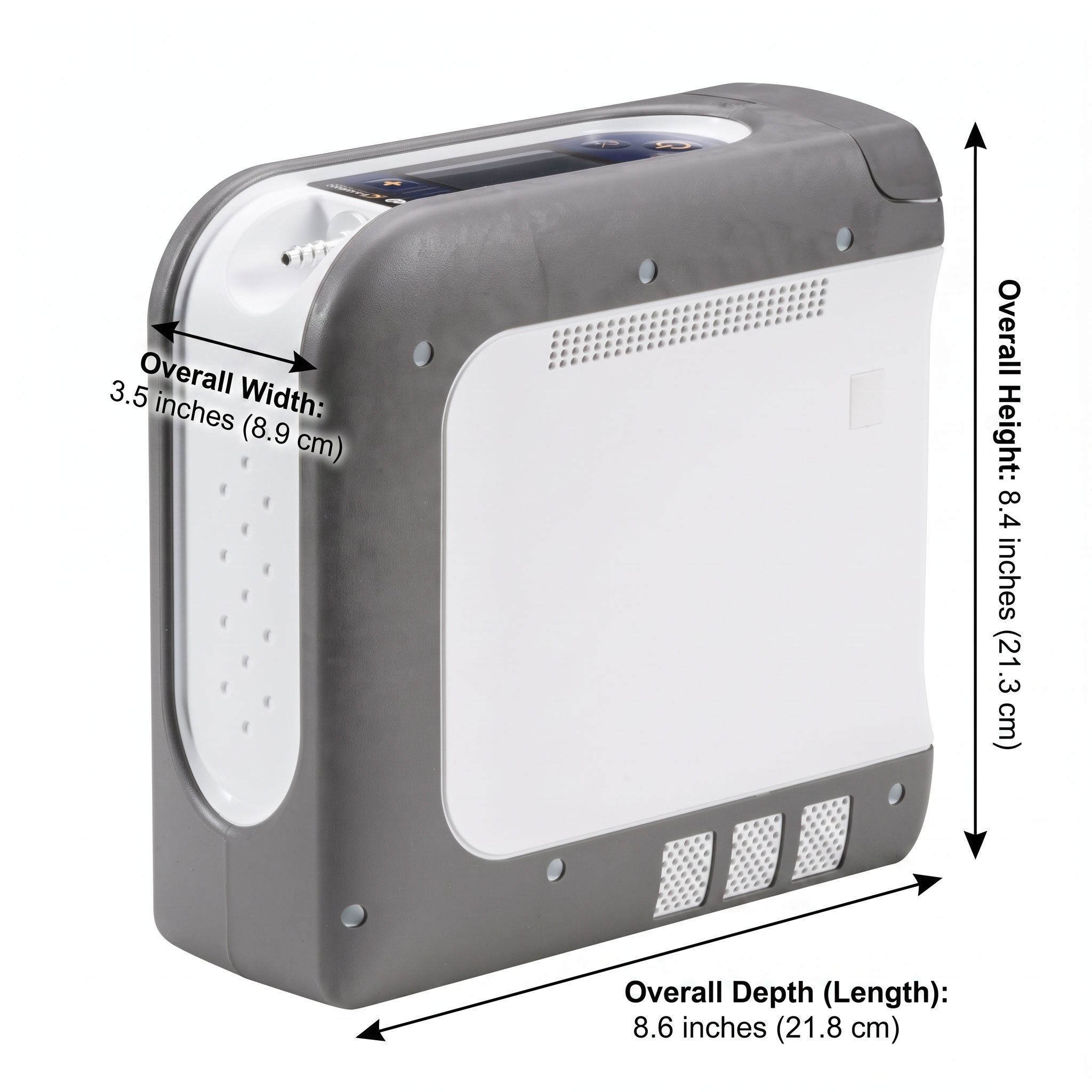 iGo2 with Bluetooth dimensions