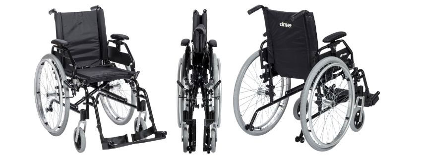 Drive Medical Lynx Ultra Lightweight Wheelchair Main View