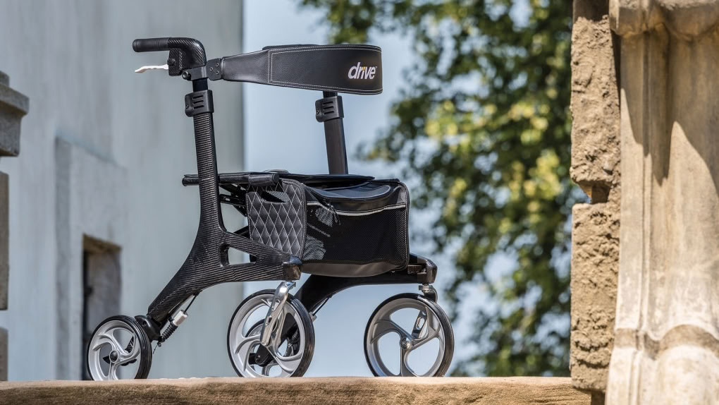 Nitro Elite Carbon Fiber Rollator Main View