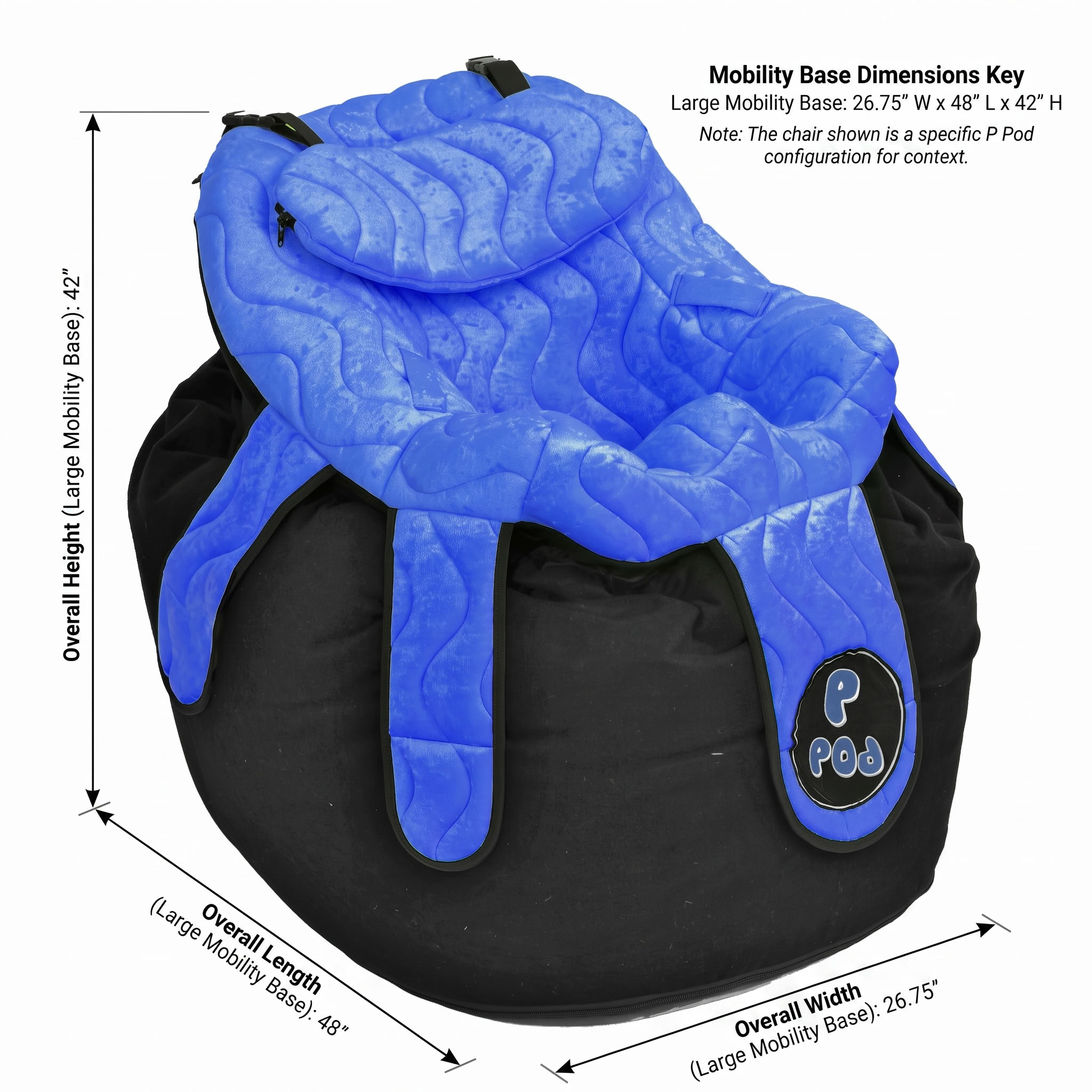 P Pod dimensions