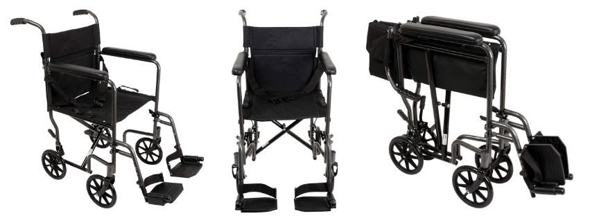 ProBasics Steel Transport Wheelchair Hero