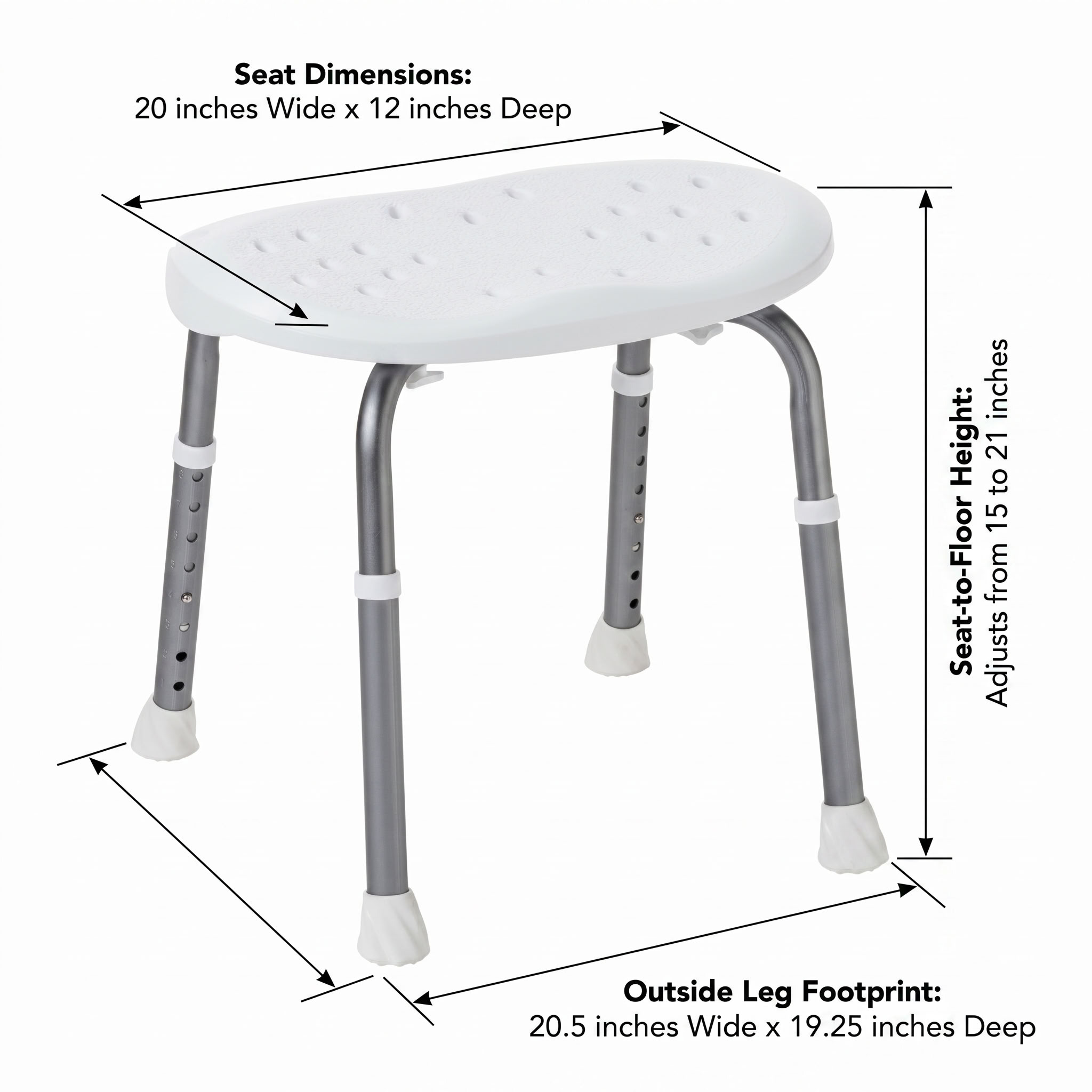 Shower Bench Dimensions
