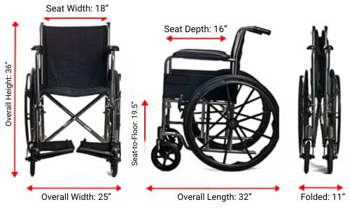 Wheelchair Measurement Visual Guide
