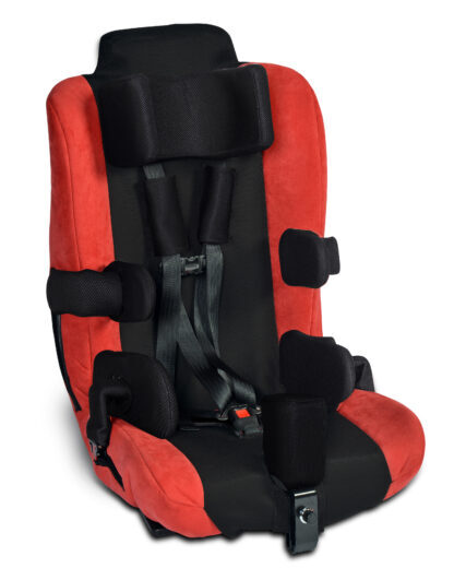 Open shell design with swing-away supports