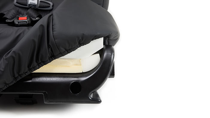 Memory foam seating area and back support