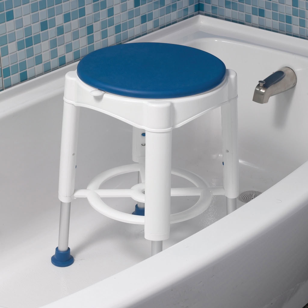 Fits in a tub, height adjustable