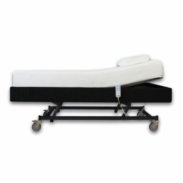 IC222 Homecare Bed with mattress, raised position