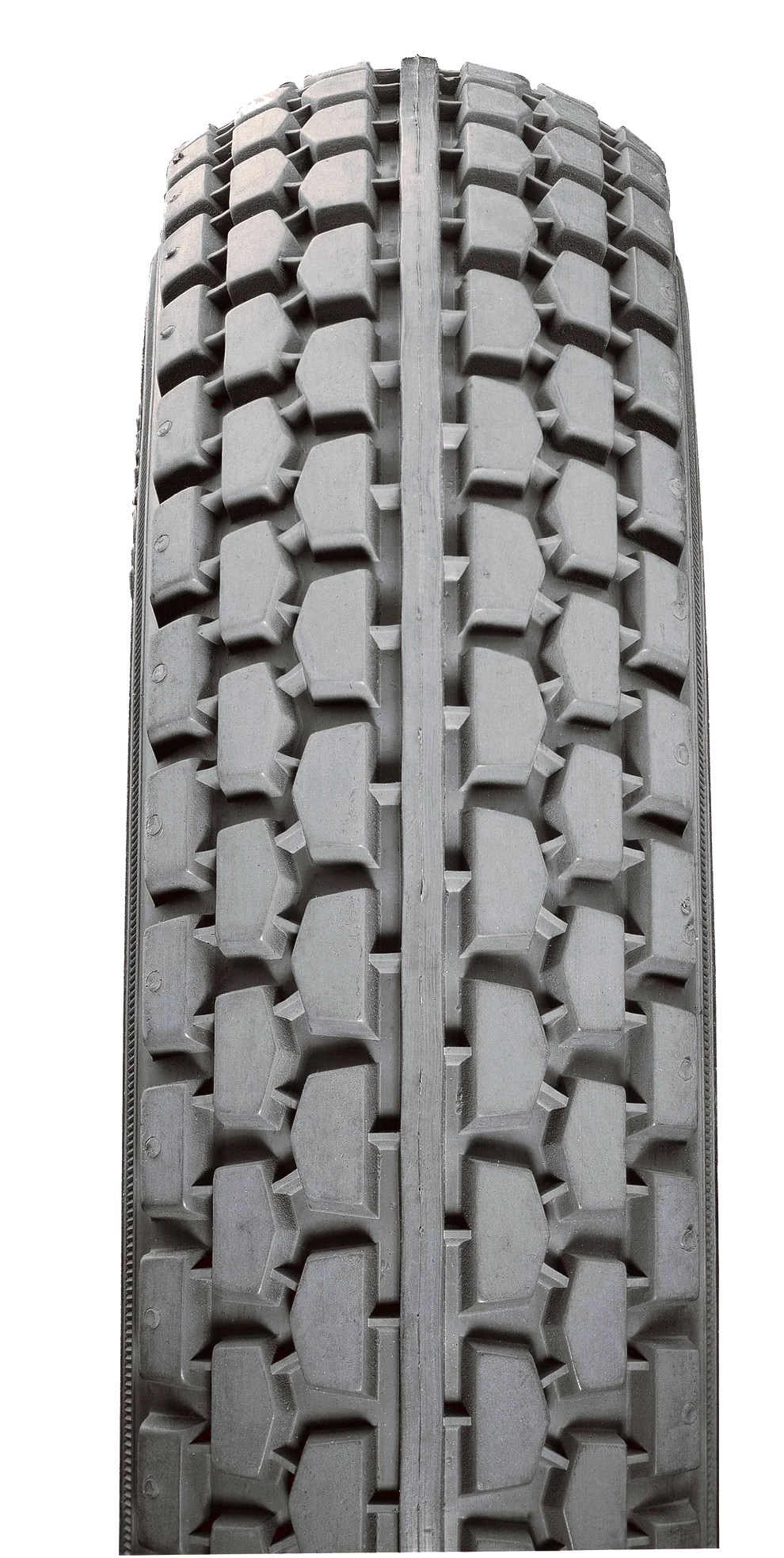 Rolko 12.5 x 2.25 inch (260x60 mm) Grey All-Weather Tire Main Product Photo