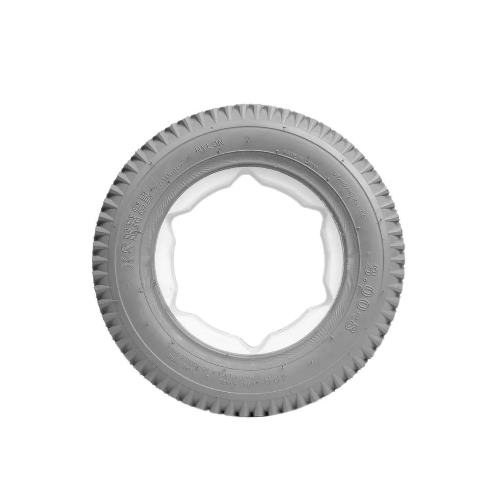 Rolko 3.00-8" Solid Star Keyway All Weather Tread tire