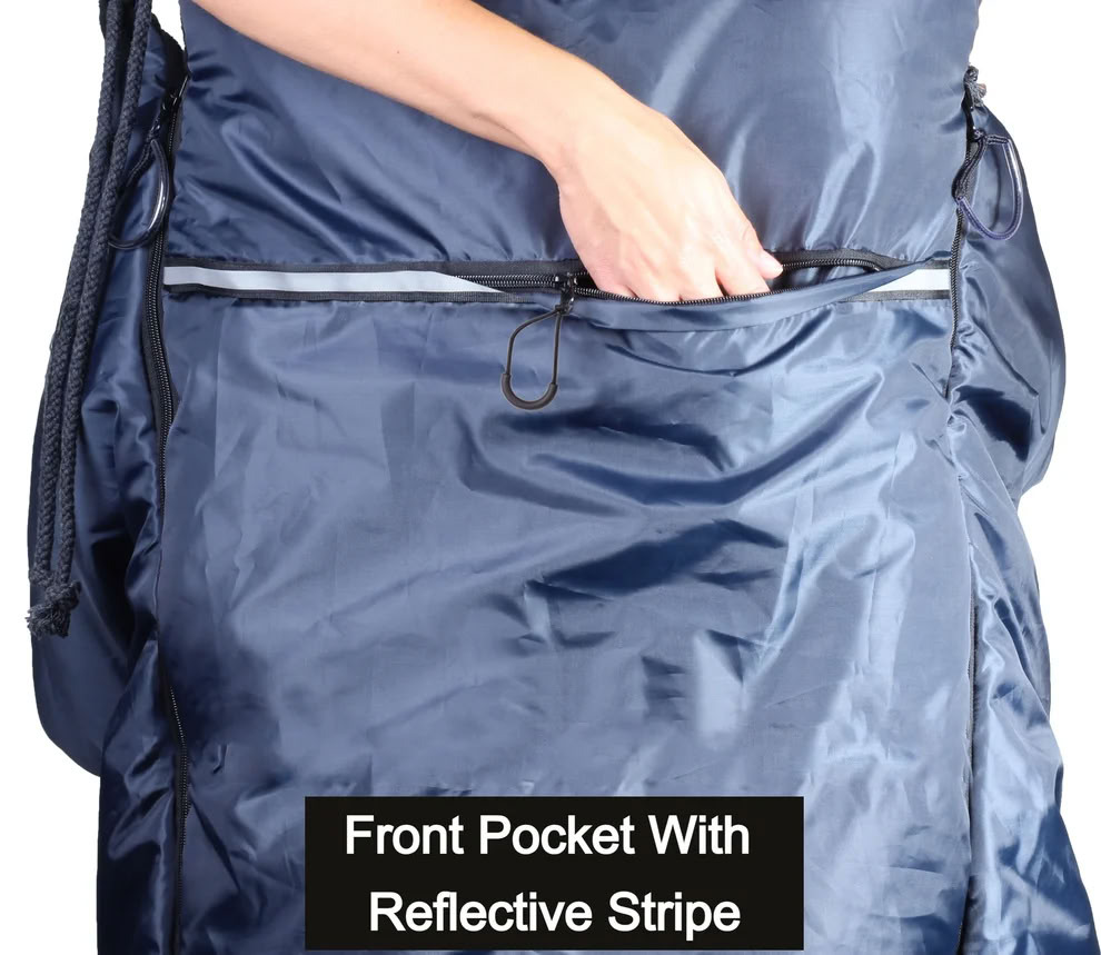 Rolko Adult Body Warmer front pocket with reflective stripe