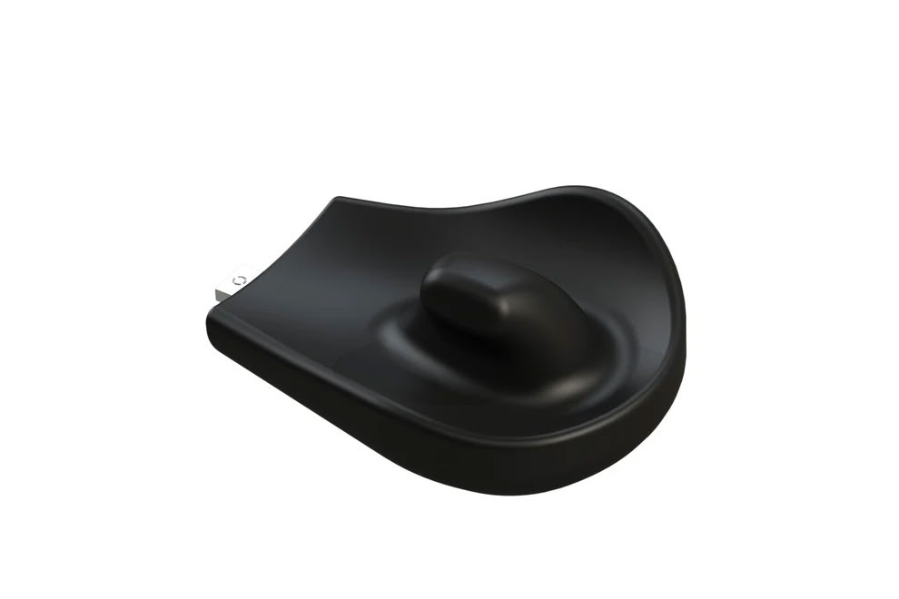 Rolko HEMIPU3 Anatomic Hand Rest Horn, Black