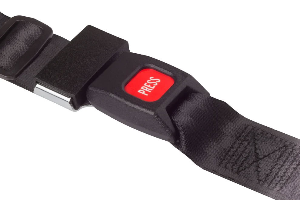 Rolko manual chairs push button positioning belt with quick-release buckle