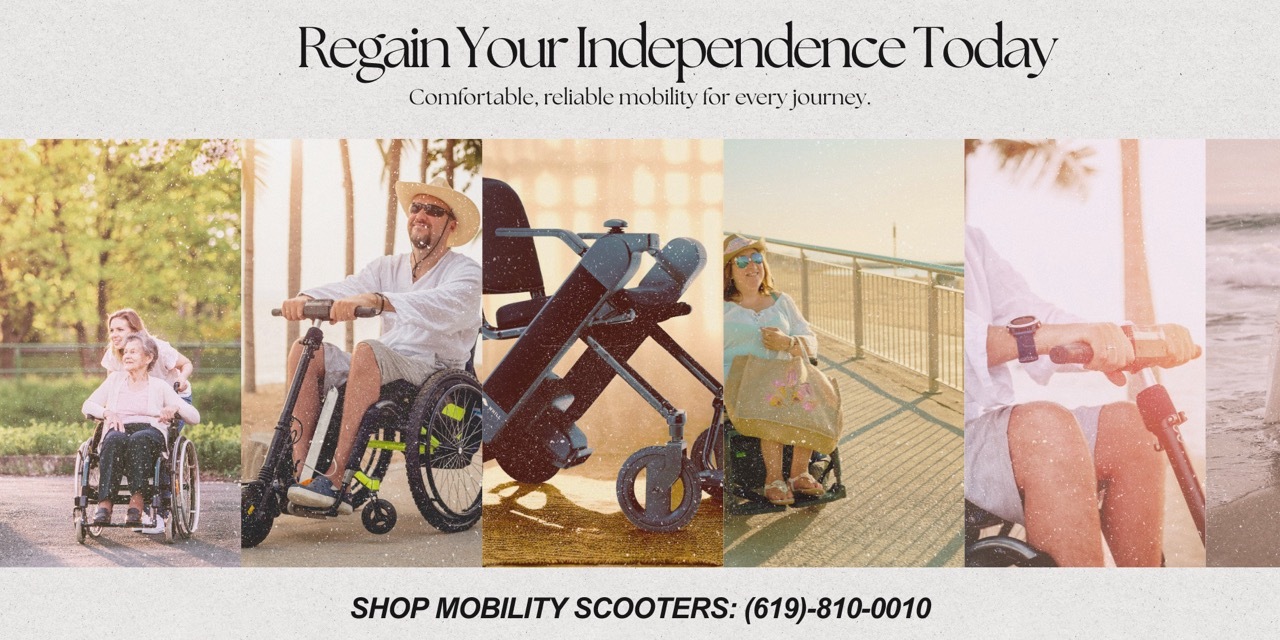 Shop mobility scooters at Living Spinal