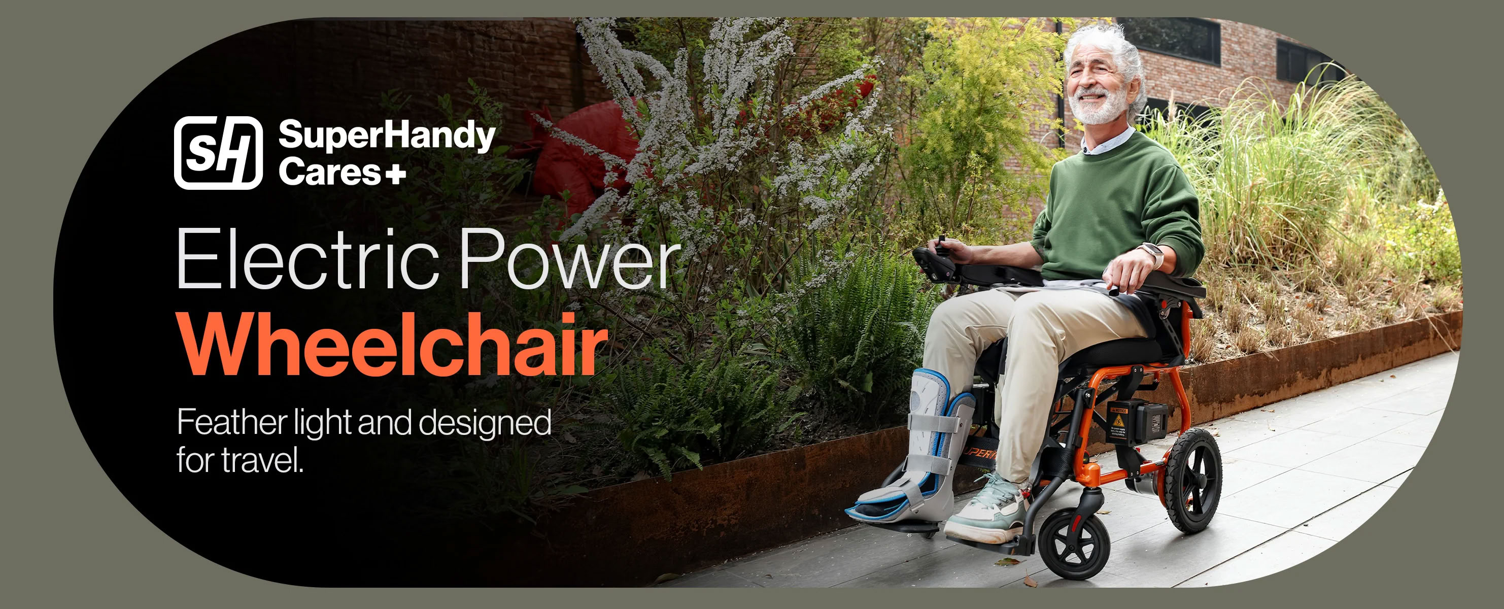 SuperHandy GoRide 2 Portable Electric Wheelchair