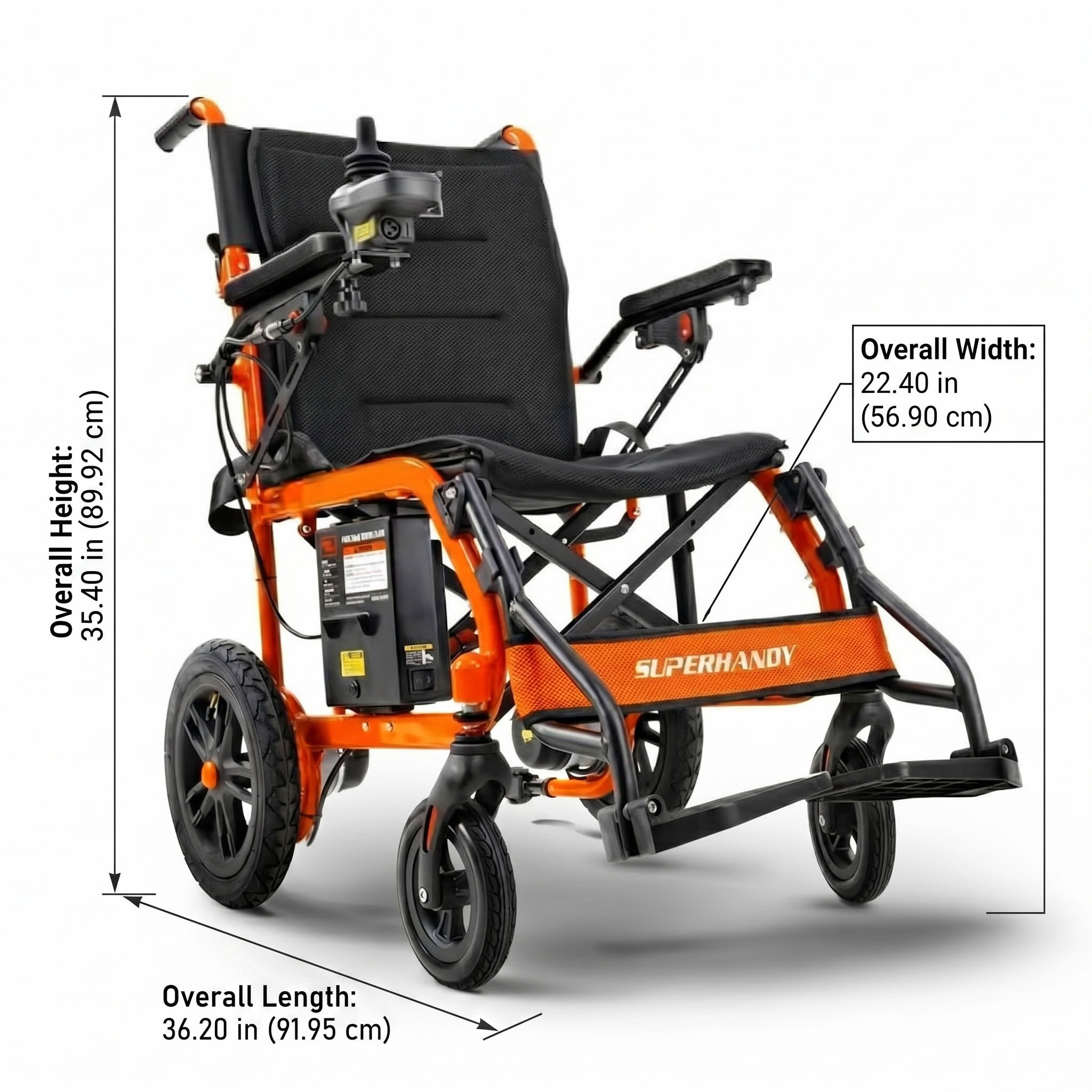 Electric Wheelchair Dimensions Profile