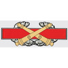 Combat Artillery Badge 6.5" Window Decal