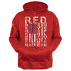 R.E.D. (Remember Everyone Deployed) Concealed Carry Red Hoodie