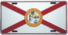 Florida State Flag License Plate