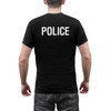 2 Sided Police T-Shirt Back View