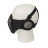 Black Steel Half Face mask with Ear Guard