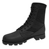 Military Style Black Jungle Boots Facing Left