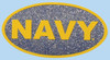 Glitter Navy Decal