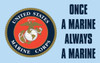 US Marine Corps "Once a Marine, Always a Marine" Window Decal