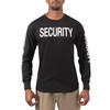 Long Sleeve Two Sided Security T-Shirt
