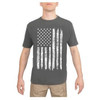 Distressed Athletic Fit US Flag T-Shirt