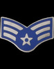 US Air Force Pin and Clutch Enlisted Officer Rank Insignia