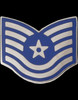 US Air Force Pin and Clutch Enlisted Officer Rank Insignia