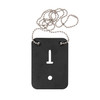 Leather Badge Holder with Chain