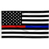 3' x 5' Thin Blue/Red Line Flag