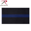 3' x 5' Black/Blue Thin Blue Line Flag