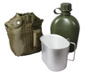 3 Piece Canteen Kit with Cover and Aluminum Cup
